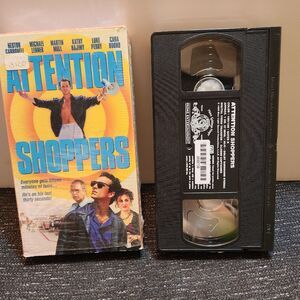 🖤 Attention Shoppers VHS Tape, 2000 Comedy